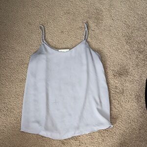 Pink Rose Light Gray Camisole Top